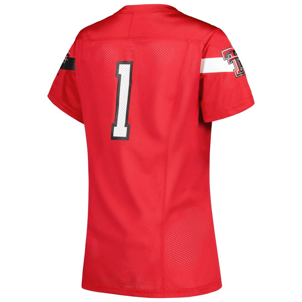 Texas Tech Red Raiders NCAA Under Armour #1 Texas Tech Raiders Replica Football Jersey