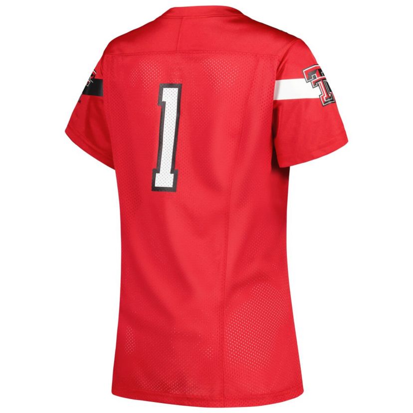 Texas Tech Red Raiders NCAA Under Armour #1 Texas Tech Raiders Replica Football Jersey