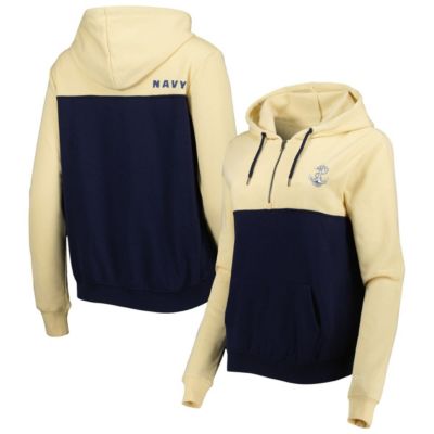 Navy Midshipmen NCAA Midshipmen Aidan Lightweight Half-Zip Hoodie