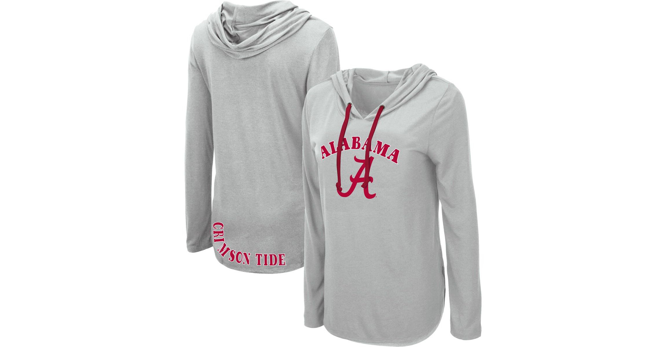 Alabama Crimson Tide NCAA Alabama Tide My Lover Lightweight Hooded Long Sleeve T-Shirt