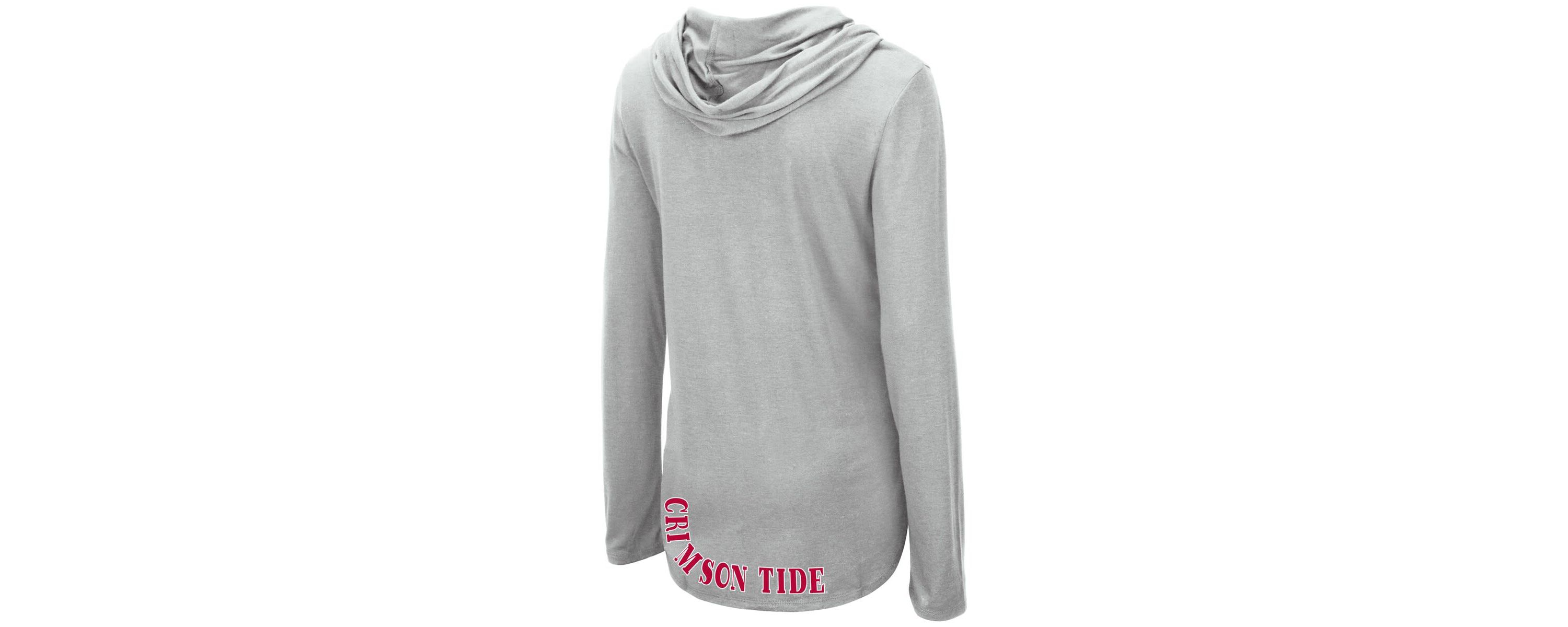 Alabama Crimson Tide NCAA Alabama Tide My Lover Lightweight Hooded Long Sleeve T-Shirt