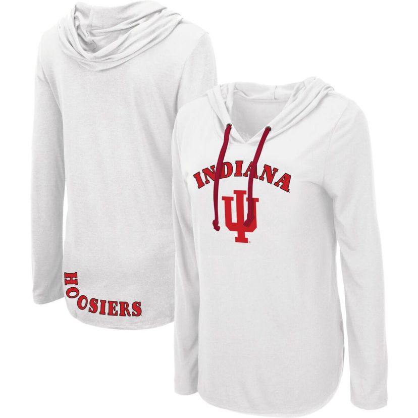 NCAA Indiana Hoosiers My Lover Lightweight Hooded Long Sleeve T-Shirt