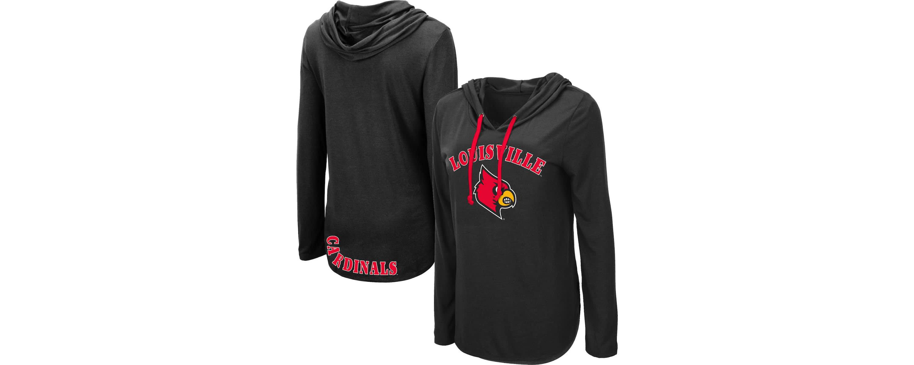 NCAA Louisville Cardinals My Lover Lightweight Hooded Long Sleeve T-Shirt