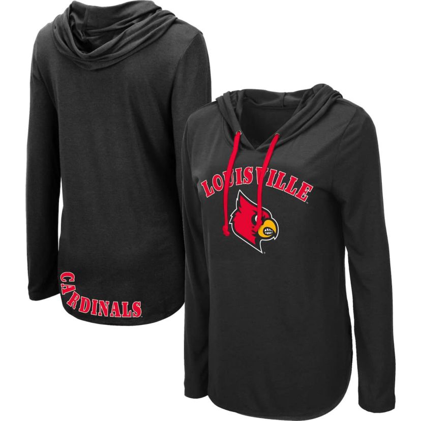 NCAA Louisville Cardinals My Lover Lightweight Hooded Long Sleeve T-Shirt