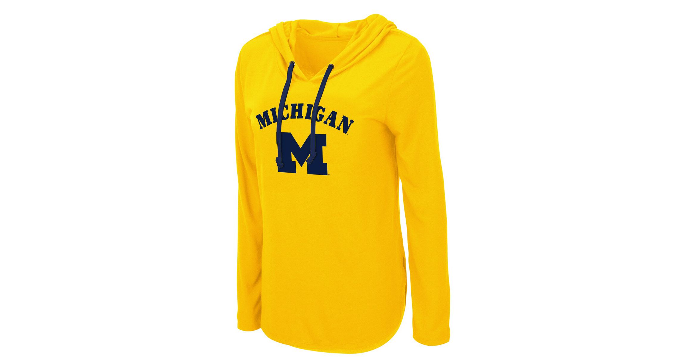 NCAA Michigan Wolverines My Lover Lightweight Hooded Long Sleeve T-Shirt