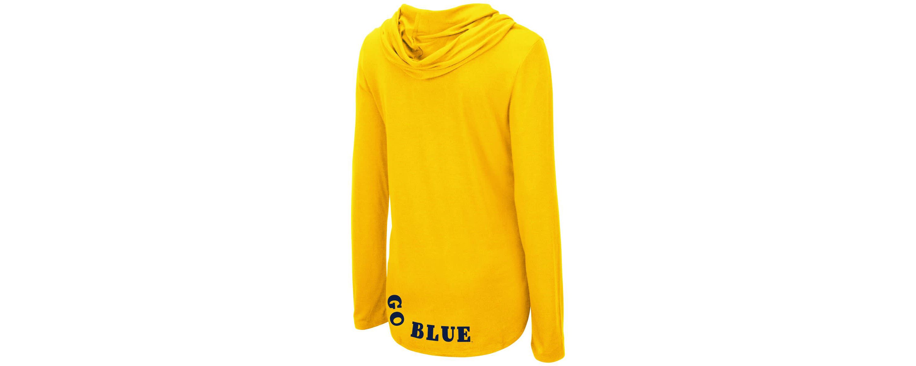 NCAA Michigan Wolverines My Lover Lightweight Hooded Long Sleeve T-Shirt