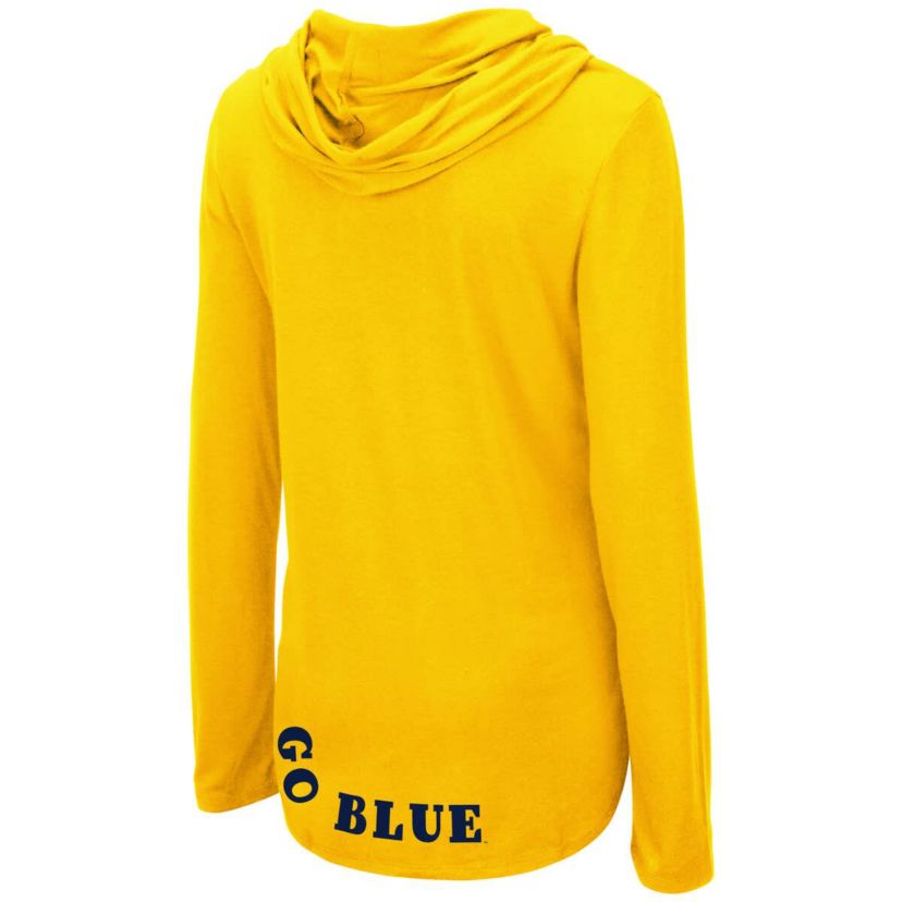 NCAA Michigan Wolverines My Lover Lightweight Hooded Long Sleeve T-Shirt