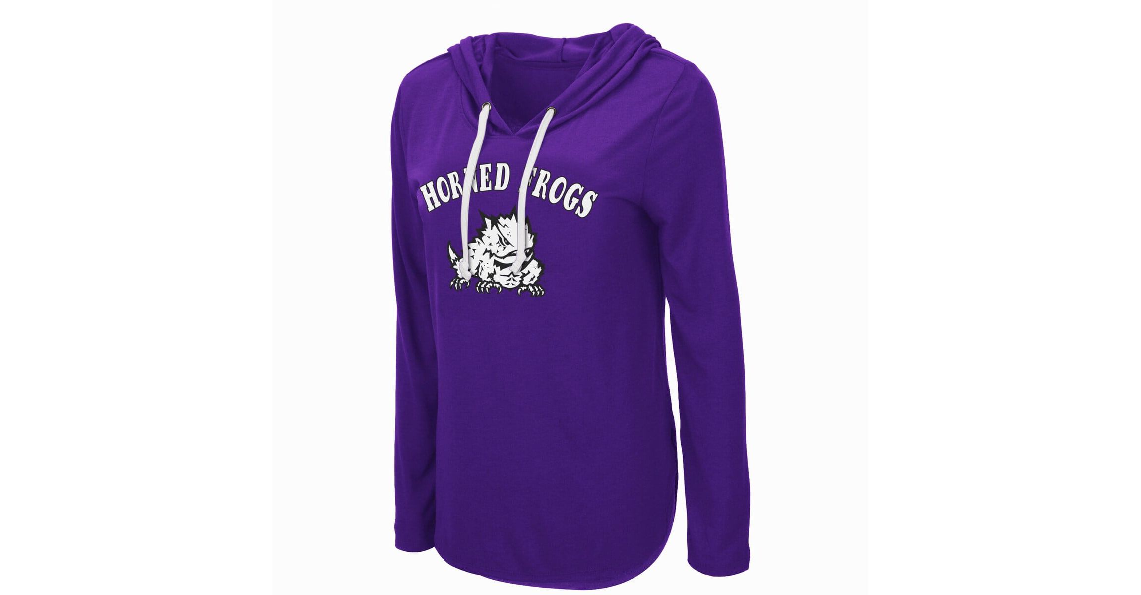 NCAA TCU Horned Frogs My Lover Lightweight Hooded Long Sleeve T-Shirt