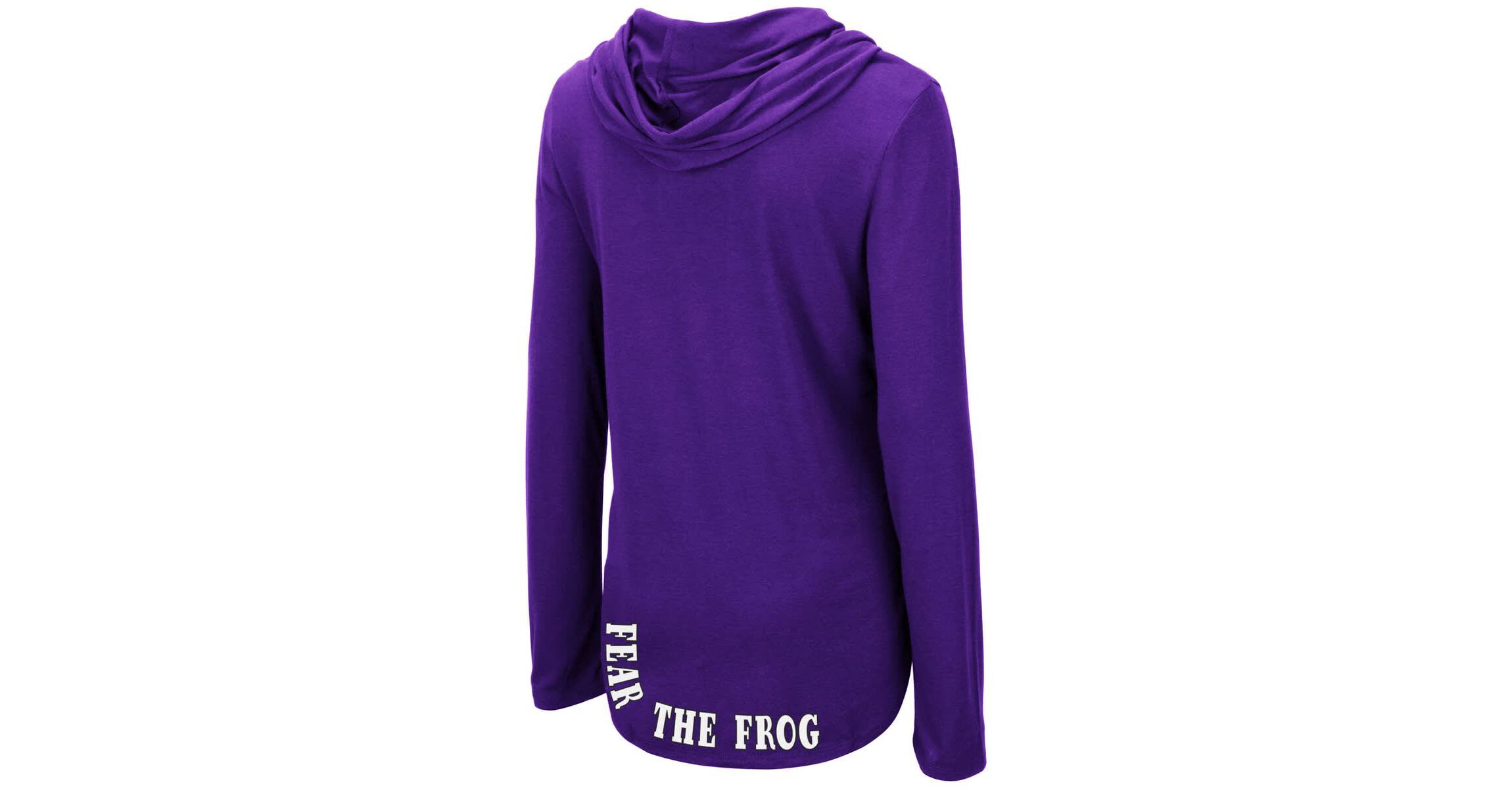 NCAA TCU Horned Frogs My Lover Lightweight Hooded Long Sleeve T-Shirt