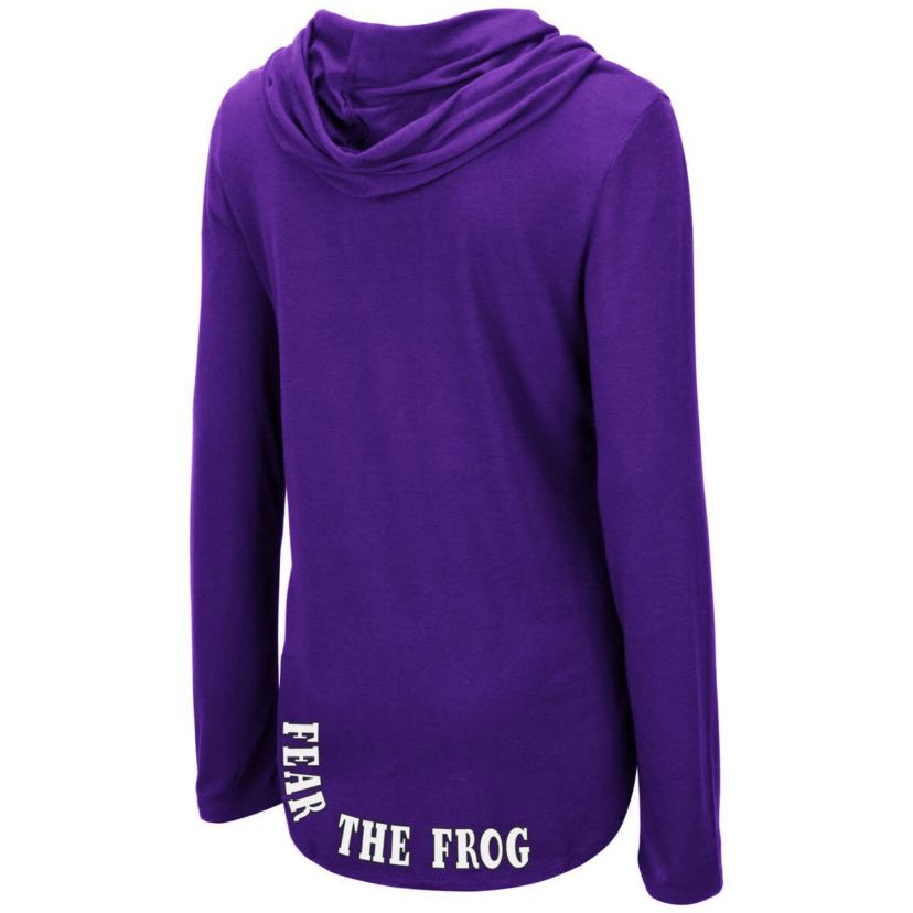 NCAA TCU Horned Frogs My Lover Lightweight Hooded Long Sleeve T-Shirt