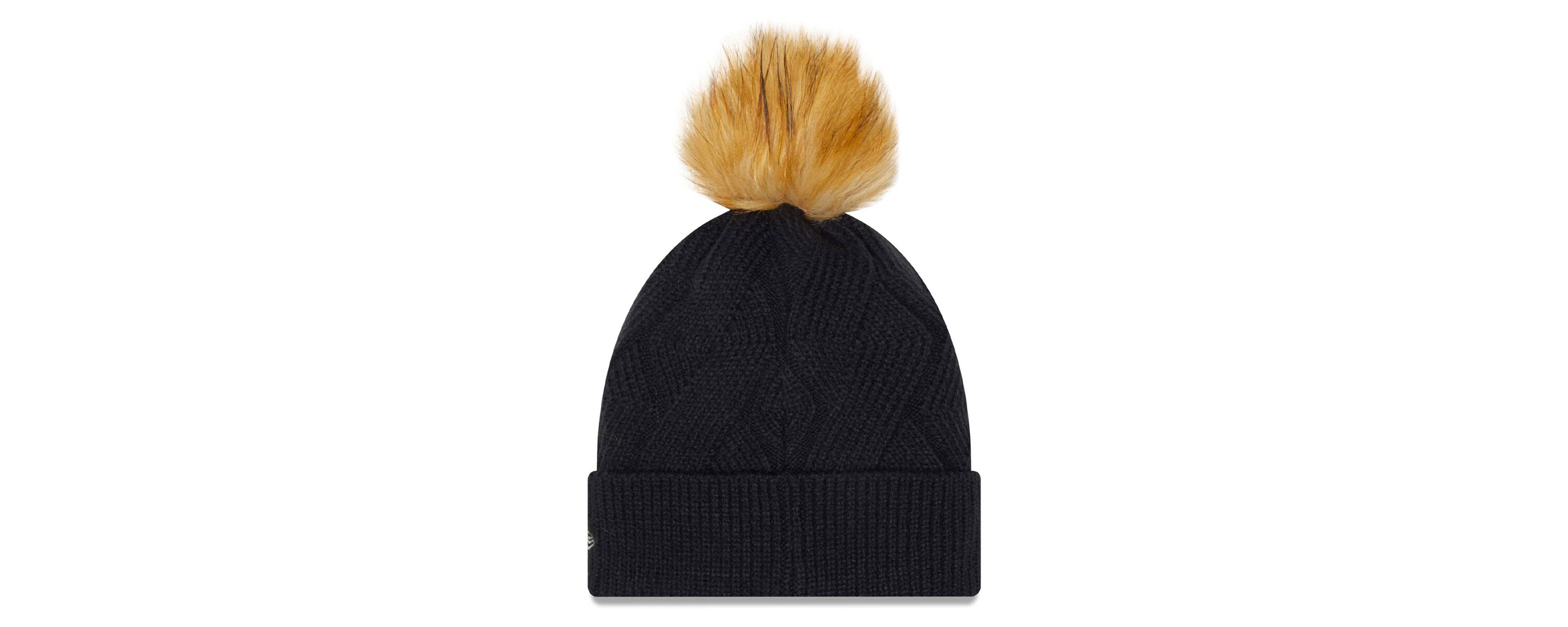 NCAA Penn State Nittany Lions Snowy Cuffed Knit Hat with Pom