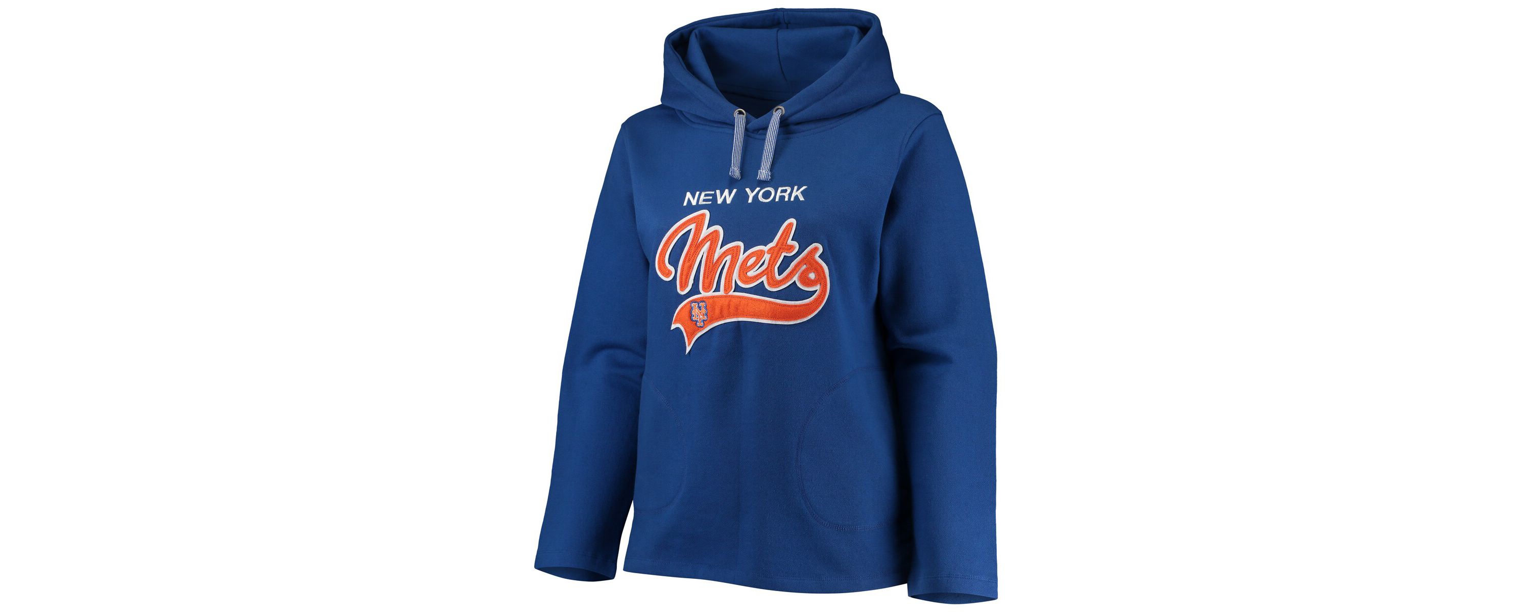 MLB New York Mets Plus Size Side Split Pullover Hoodie