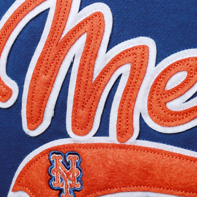 MLB New York Mets Plus Size Side Split Pullover Hoodie