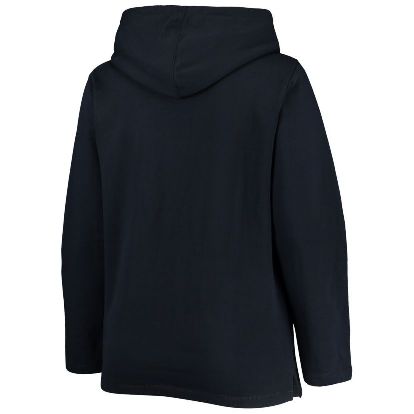 MLB New York Yankees Plus Size Side Split Pullover Hoodie