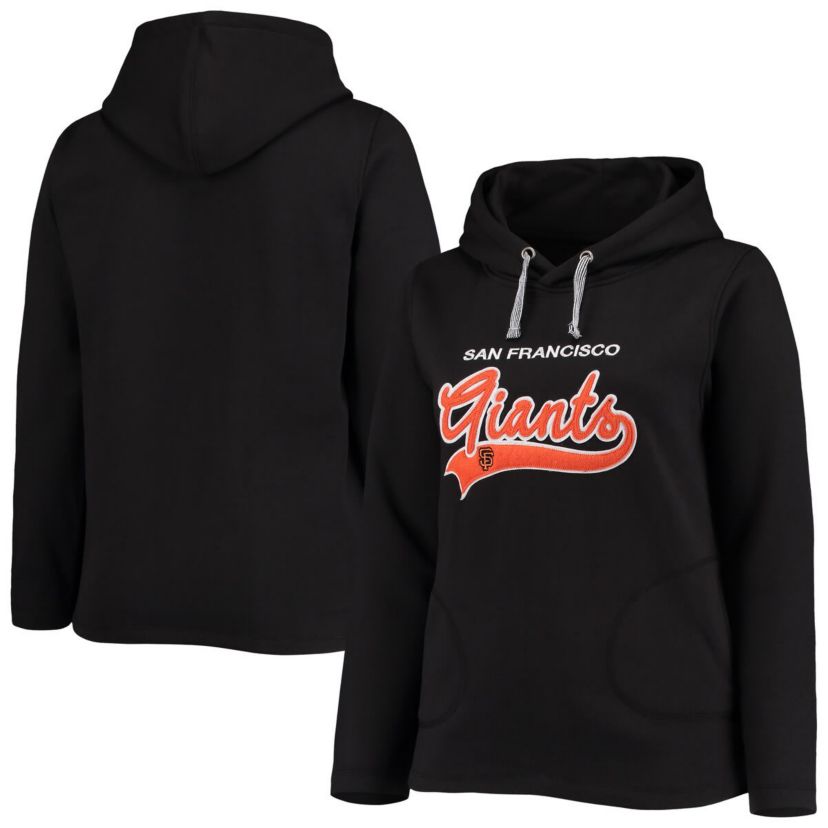 MLB San Francisco Giants Plus Size Side Split Pullover Hoodie