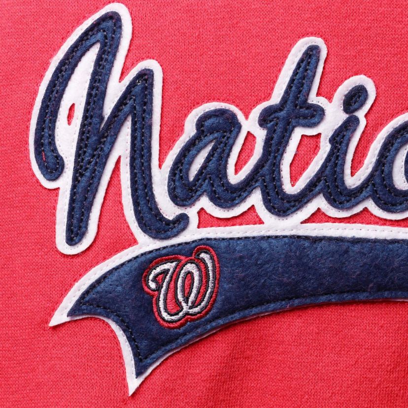 MLB Washington Nationals Plus Size Side Split Pullover Hoodie