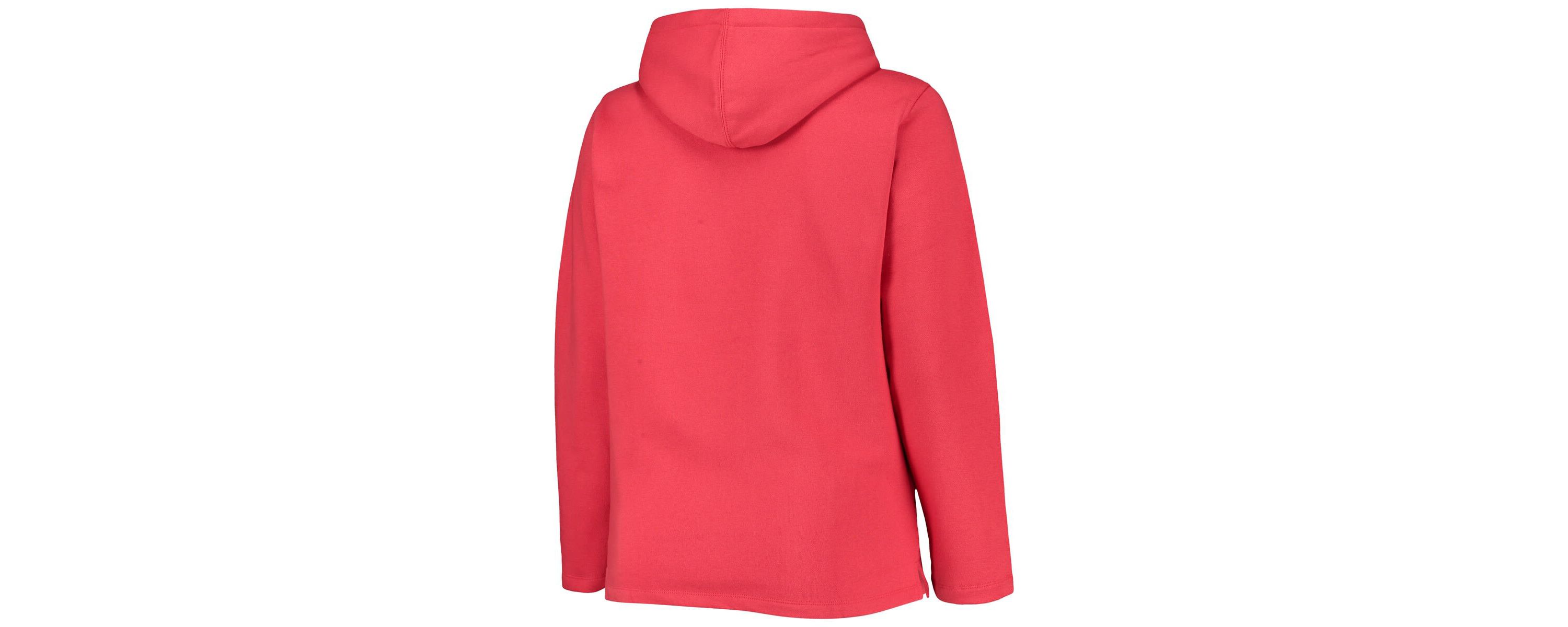 MLB Washington Nationals Plus Size Side Split Pullover Hoodie