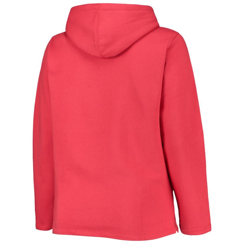 MLB Washington Nationals Plus Size Side Split Pullover Hoodie