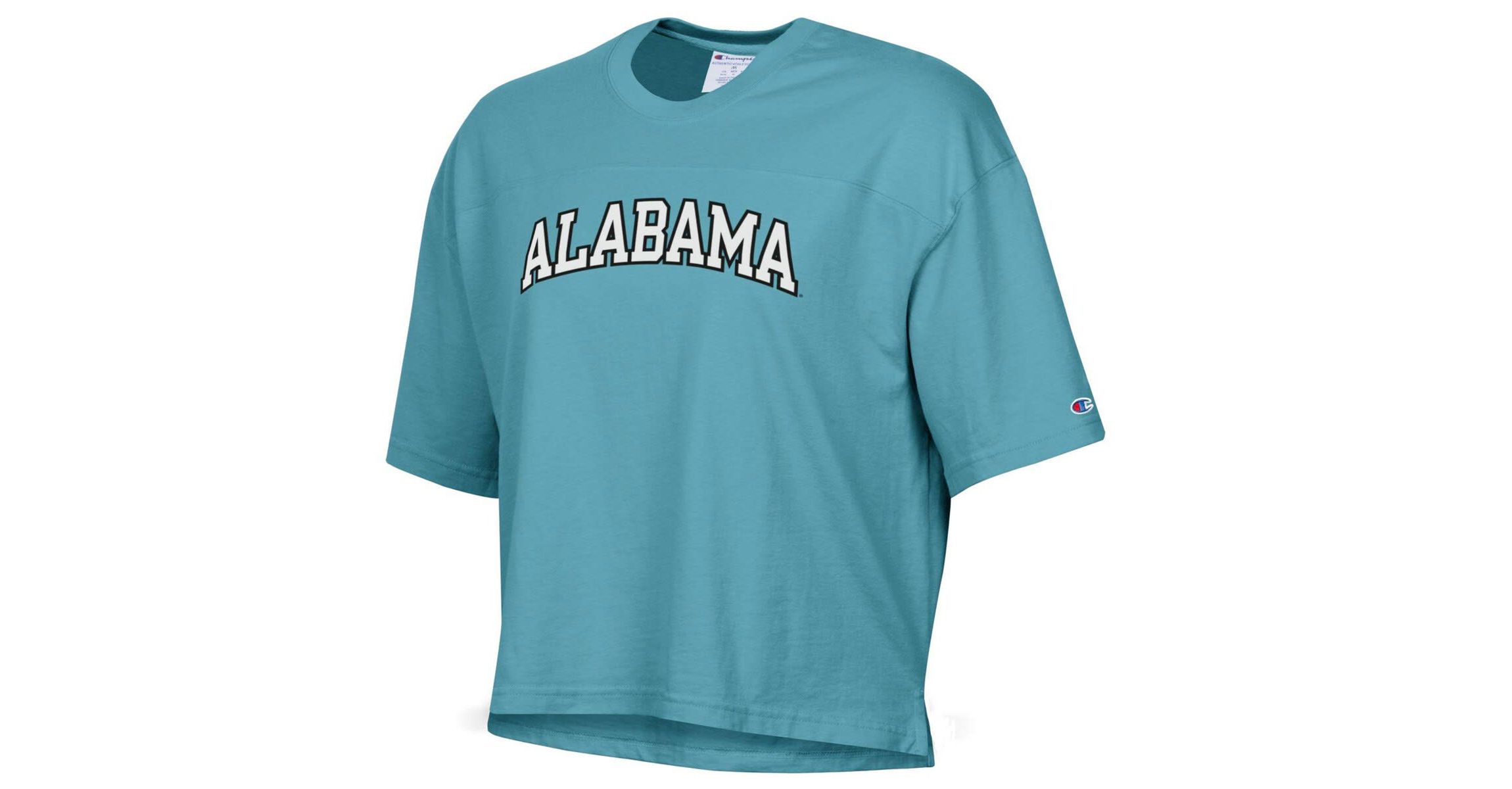 Alabama Crimson Tide NCAA Alabama Tide Vintage Wash Boxy Crop T-Shirt