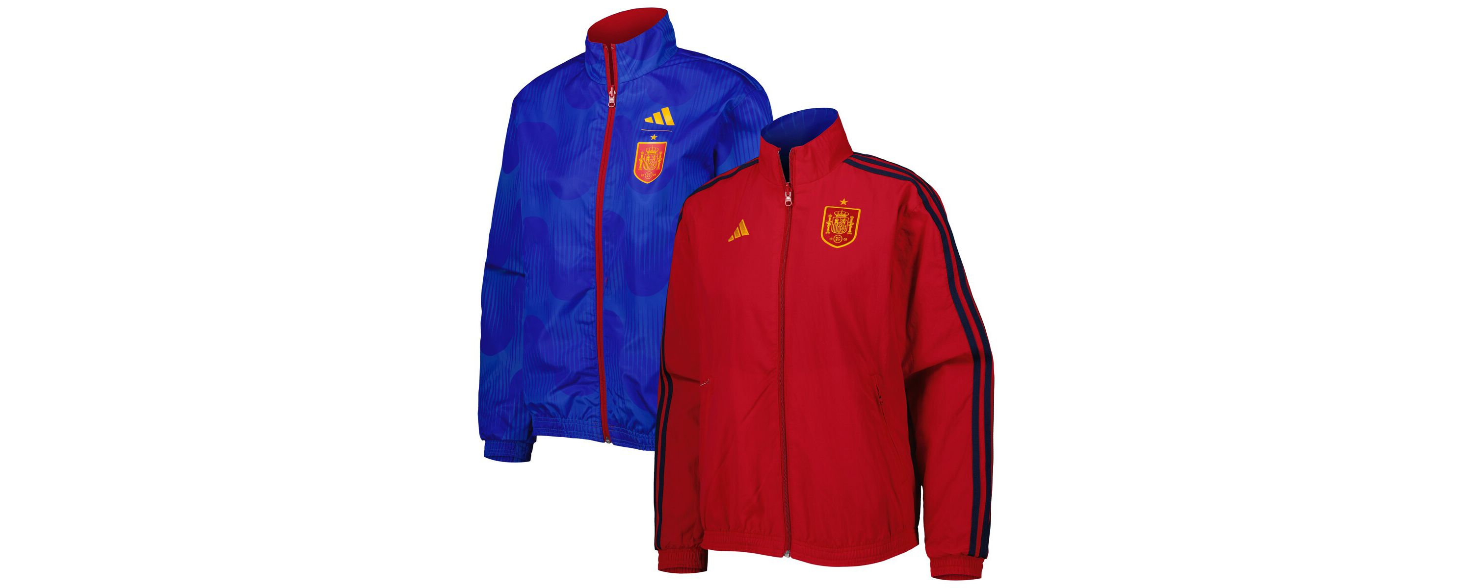 adidas Soccer National Teams Red/Blue Spain National Team Anthem ...