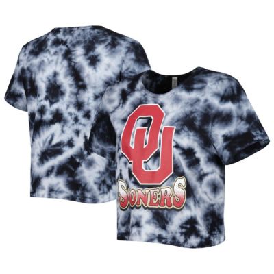 NCAA Oklahoma Sooners Cloud-Dye Cropped T-Shirt