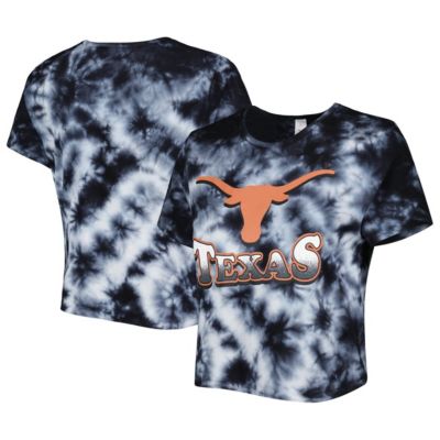 NCAA Texas Longhorns Cloud-Dye Cropped T-Shirt