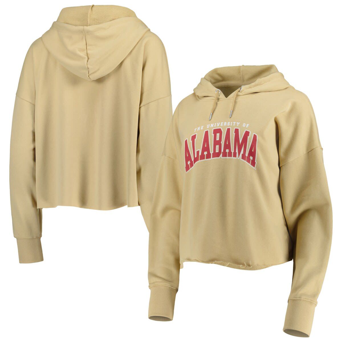 Alabama Crimson Tide NCAA Alabama Tide Core University Cropped French Terry Pullover Hoodie