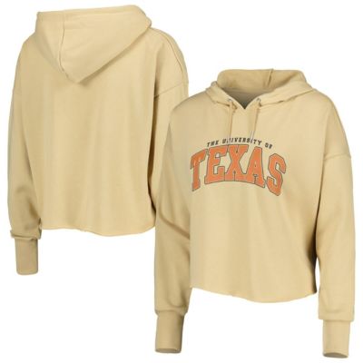 NCAA Texas Longhorns Core University Cropped French Terry Pullover Hoodie