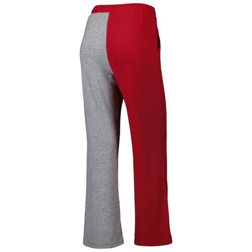 Alabama Crimson Tide NCAA Crimson/Gray Alabama Tide Colorblock Cozy Tri-Blend Lounge Pants