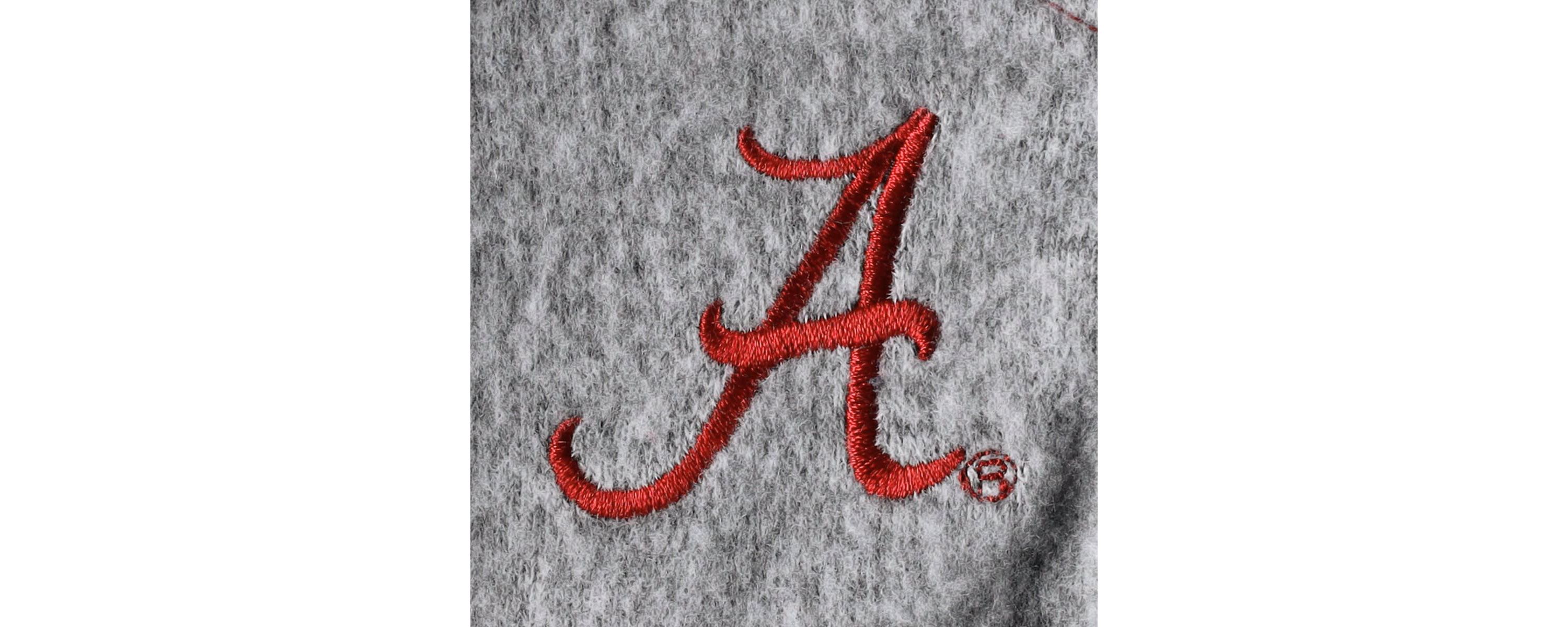 Alabama Crimson Tide NCAA Crimson/Gray Alabama Tide Colorblock Cozy Tri-Blend Lounge Pants
