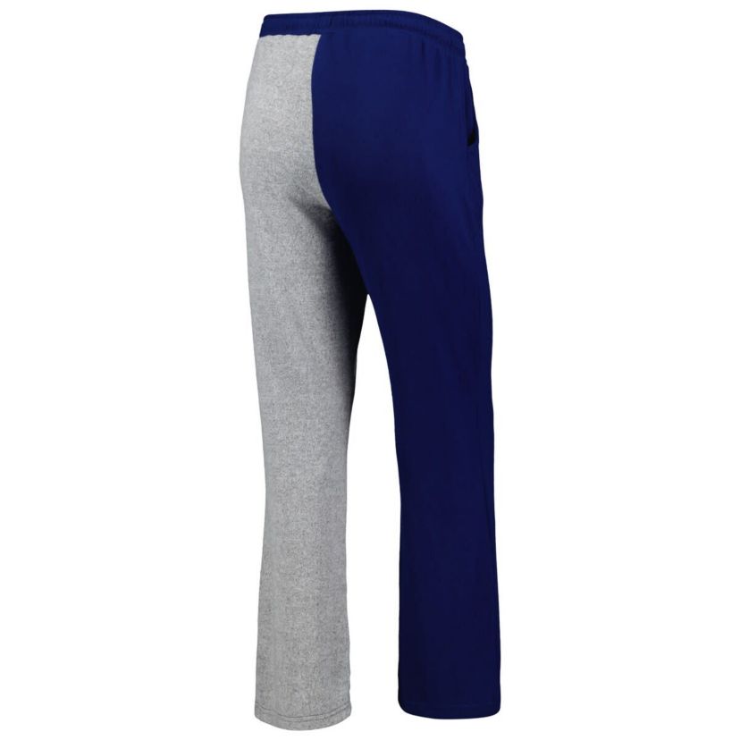 NCAA Navy/Gray Penn State Nittany Lions Colorblock Cozy Tri-Blend Lounge Pants