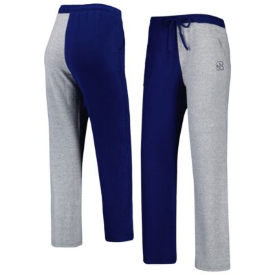 NCAA Navy/Gray North Carolina Tar Heels Colorblock Cozy Tri-Blend Lounge Pants