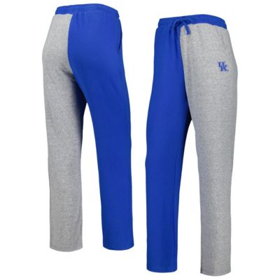 NCAA Royal/Gray Kentucky Wildcats Colorblock Cozy Tri-Blend Lounge Pants