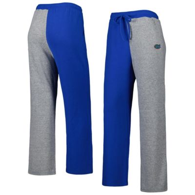 NCAA Royal/Gray Florida Gators Colorblock Cozy Tri-Blend Lounge Pants