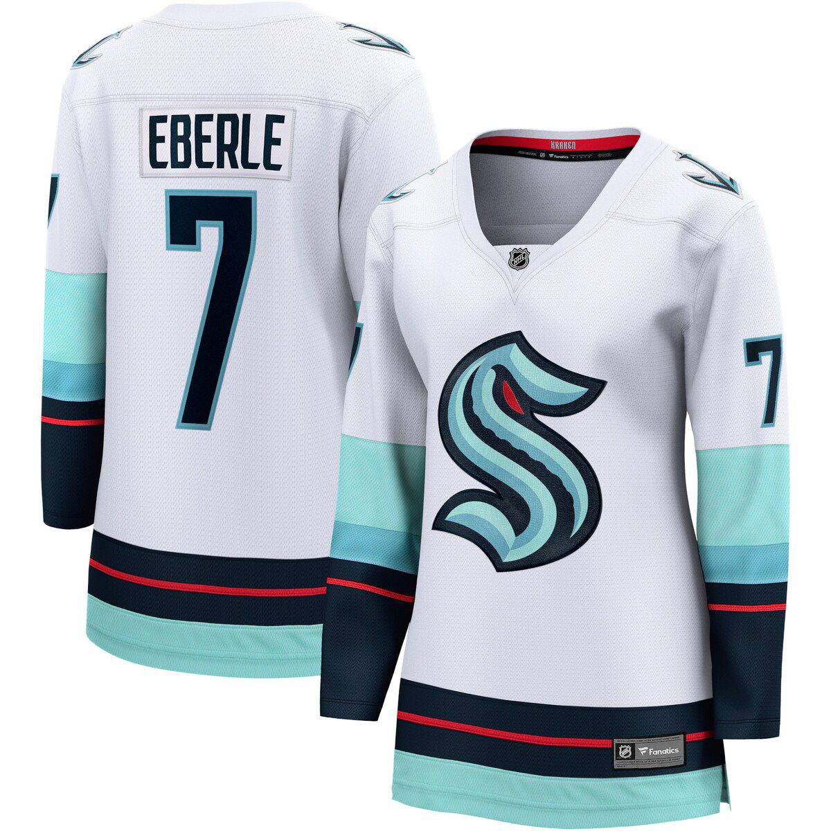NHL Fanatics Jordan Eberle Seattle Kraken Away Breakaway Jersey