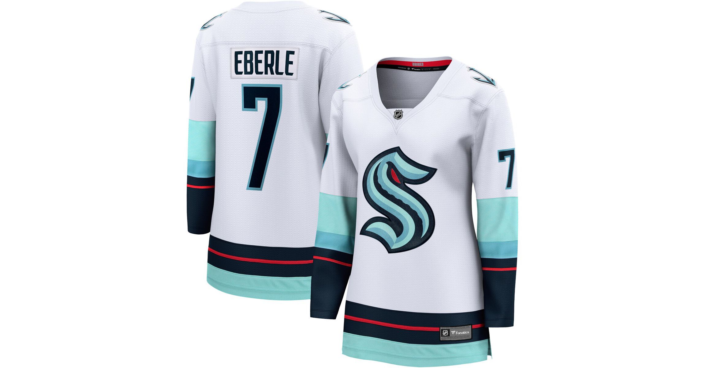 NHL Fanatics Jordan Eberle Seattle Kraken Away Breakaway Jersey