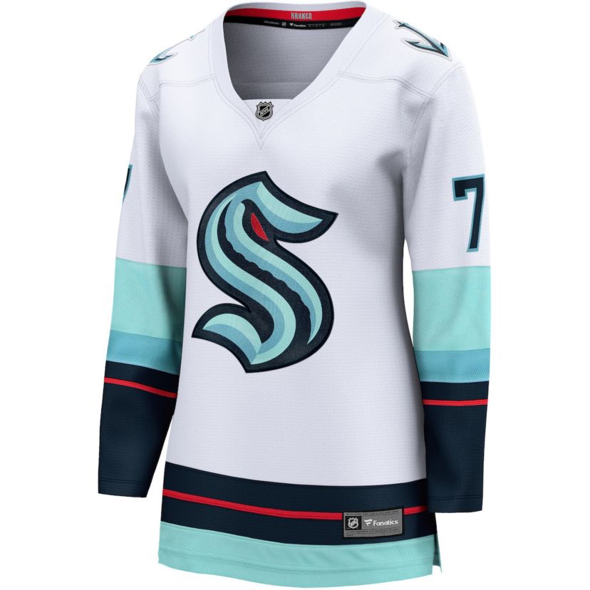 NHL Fanatics Jordan Eberle Seattle Kraken Away Breakaway Jersey