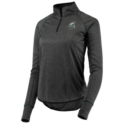 NCAA Michigan State Spartans Stingray Raglan Quarter-Zip Top