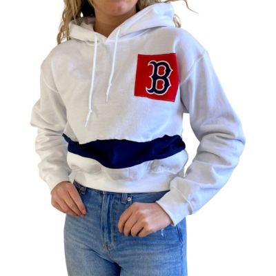 Boston Red Sox MLB Cropped Pullover Hoodie