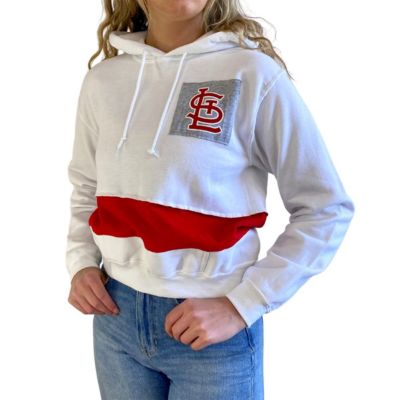 MLB St. Louis Cardinals Cropped Pullover Hoodie
