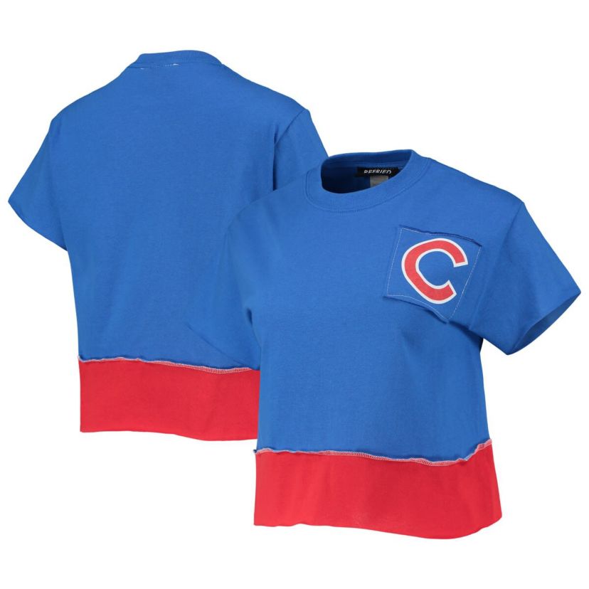 MLB Chicago Cubs Cropped T-Shirt
