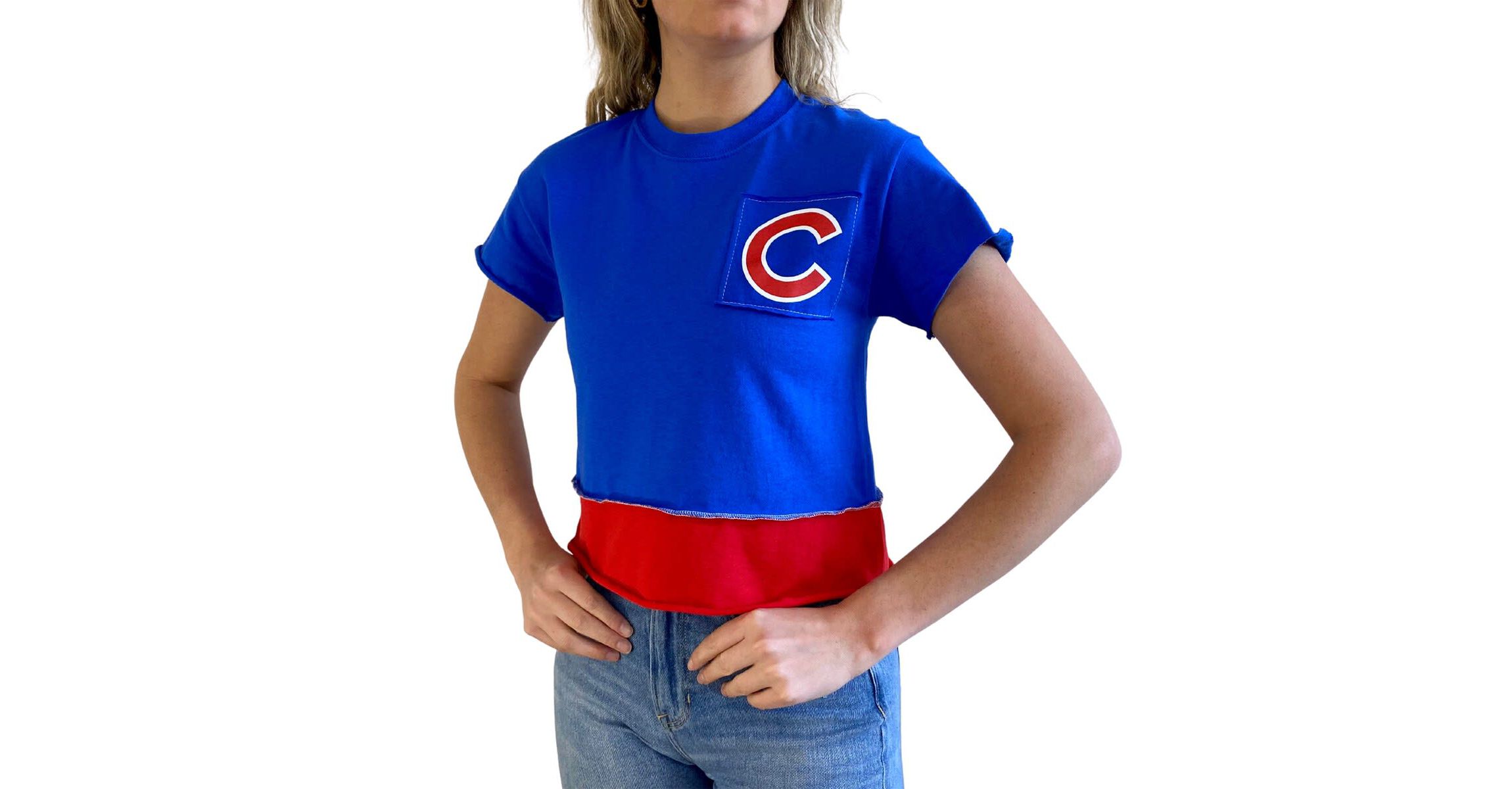 MLB Chicago Cubs Cropped T-Shirt