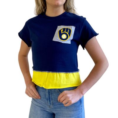 MLB Milwaukee Brewers Cropped T-Shirt