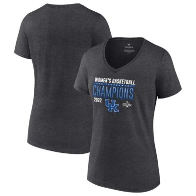 NCAA Fanatics ed Kentucky Wildcats 2022 SEC Basketball Conference Tournament s Locker Room V-Neck T-Shirt
