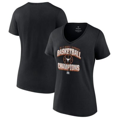 NCAA Fanatics Texas Longhorns 2022 Big 12 Basketball Conference Tournament s V-Neck T-Shirt