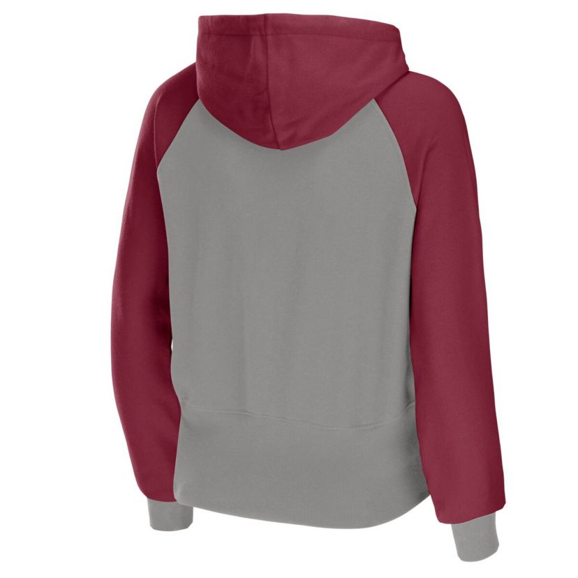 Alabama Crimson Tide NCAA Alabama Tide Raglan Full-Zip Hoodie