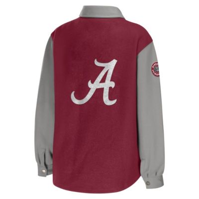 Alabama Crimson Tide NCAA Button-Up Shirt Jacket