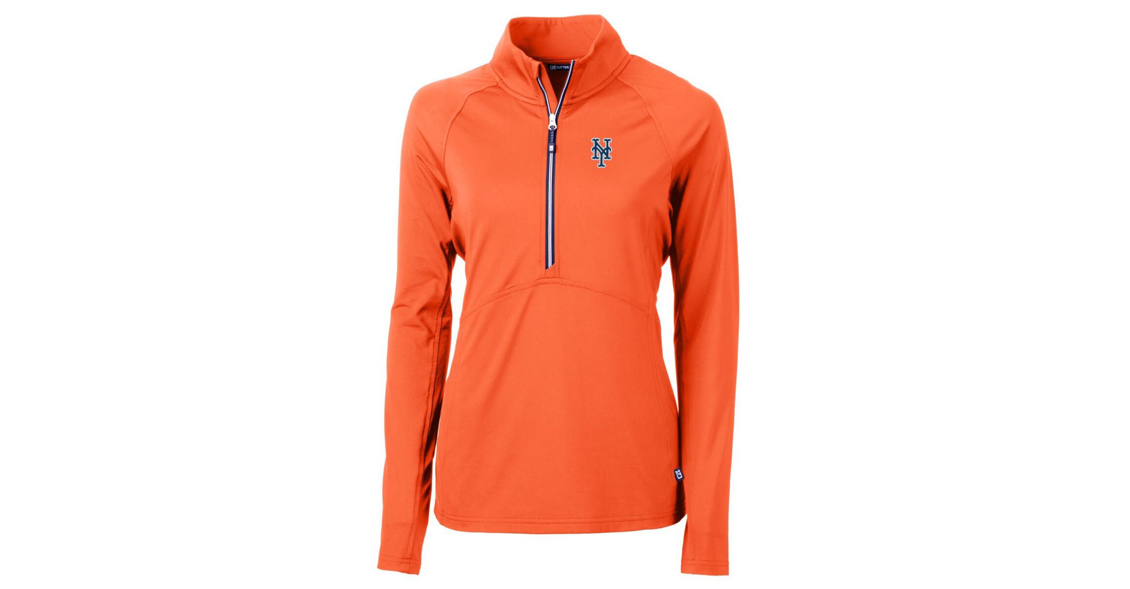 MLB New York Mets Adapt Eco Knit Stretch Half-Zip Pullover Top