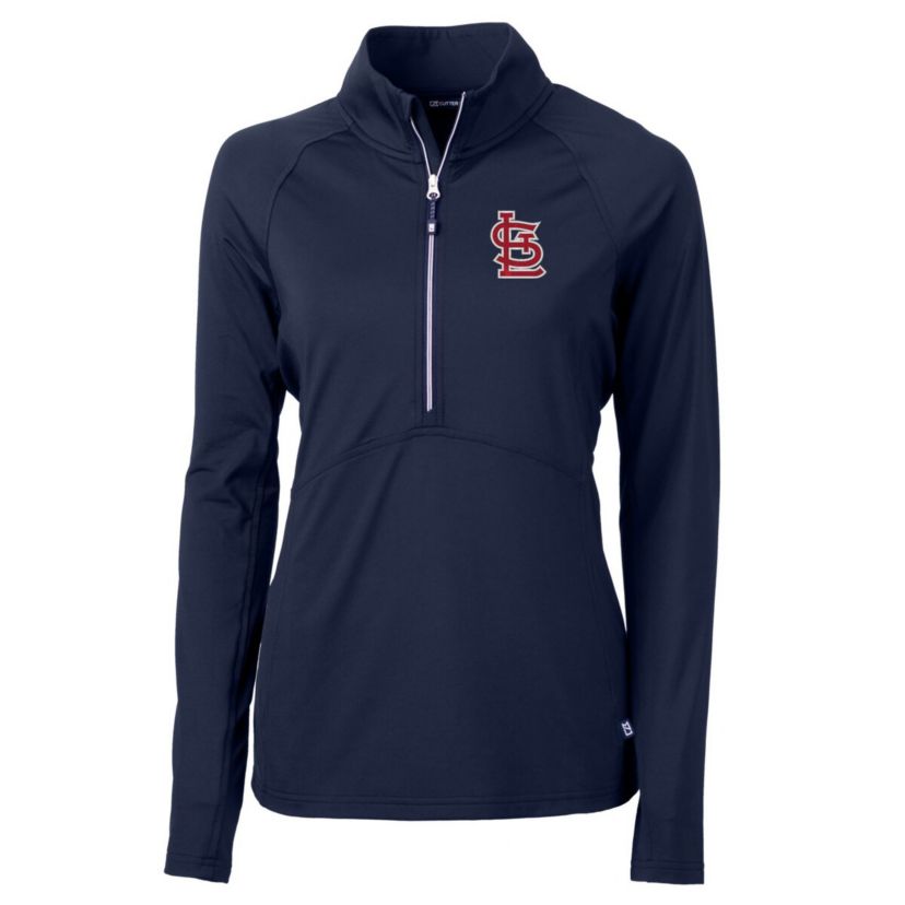 MLB St. Louis Cardinals Adapt Eco Knit Stretch Half-Zip Pullover Top