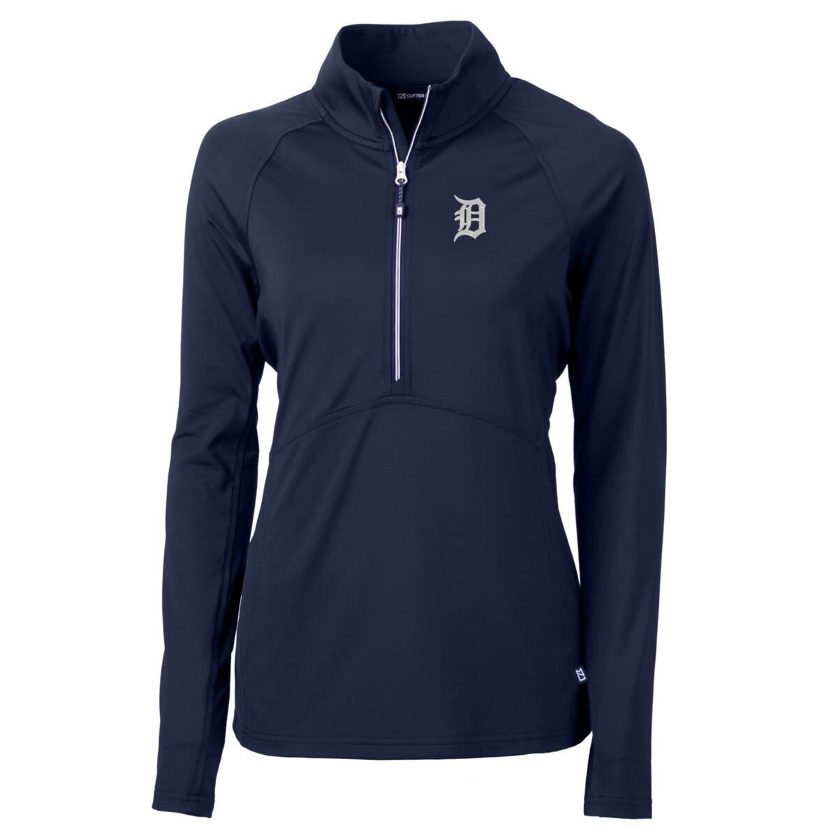 MLB Detroit Tigers Adapt Eco Knit Stretch Half-Zip Pullover Top